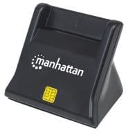 Manhattan USB-A Smart/SIM Card Reader, 480 Mbps (USB 2.0) karšu lasītājs