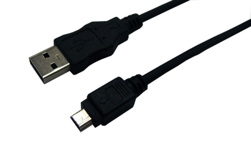 USB Kabel LogiLink A -> mini B St/Bu  3.00m sw USB kabelis