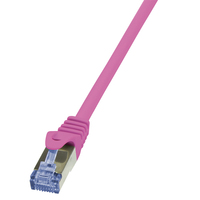 LOGILINK -Patch Cable Cat.6A 10G S/FTP PIMF PrimeLine pink 3m tīkla kabelis