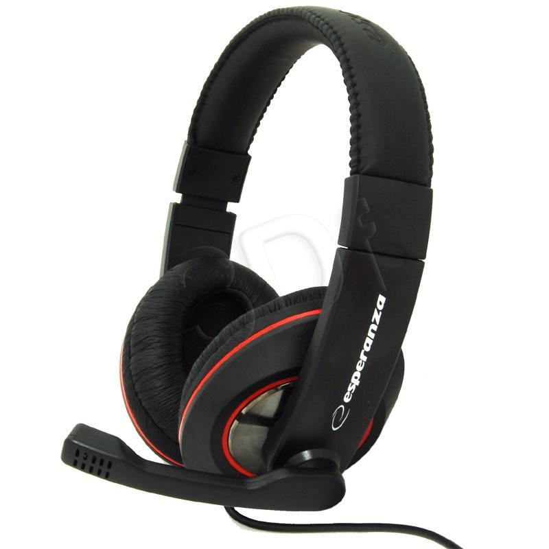 ESPERANZA Stereo Headset with microphone and volume control EH118 austiņas