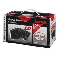 HAMA 50x CD Cover SlimLine black diskdzinis, optiskā iekārta