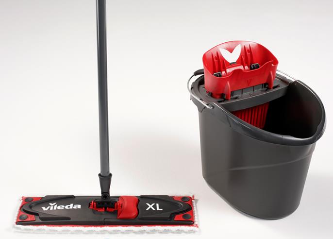 Mop Vileda Ultramax BOX XL SET: flat mop + bucket with a squeezer