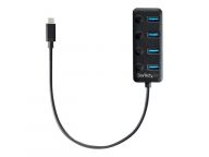 STARTECH 4-PORT USB C HUB WITH ON/OFF INDIVIDUAL ON/OFF SWITCHES Access point