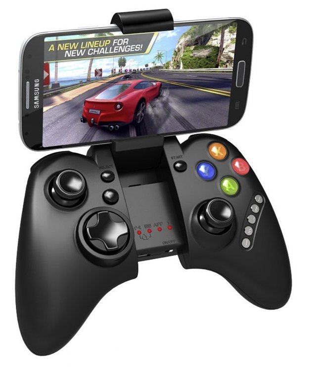 iPega 9021 Bluetooth Universāls Bezvadu Spēļu Kontrolieris priekš PS3 / PC / Adroid Ierīcēm / ar Turētāju Viedtālrunim spēļu konsoles gampad