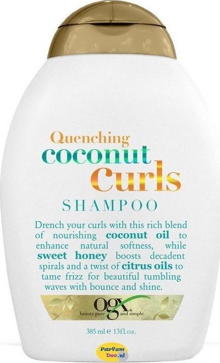 Organix Cosmetix Quenching + Coconut Curls szampon do wlosow kreconych 385 ml 022796971906 (022796971906) Matu šampūns