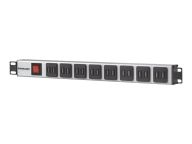 Intellinet Rack 19'' Strip 16xUSB type A, 230V/16A, with switch, 2m UPS aksesuāri