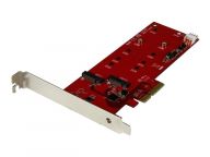 2x M.2 SATA SSD Schnittstellenkarte - PCIe (PEX2M2) Serveru aksesuāri