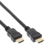 InLine 4K (UHD) HDMI Kabel, black - 2m kabelis video, audio