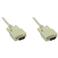 InLine S-VGA Kabel Premium, 15pol HD St/St - black, 3m kabelis video, audio