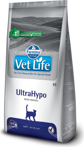 FARMINA PET FOODS Vet Life - UltraHypo 2 kg kaķu barība