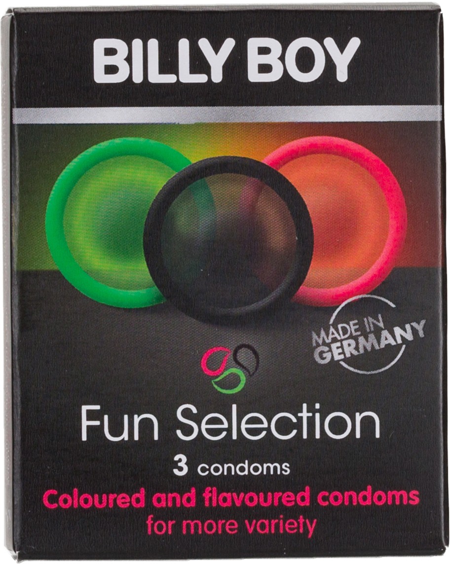 Billy Boy prezervatīvi Fun Selection 3gb. 4008600237846