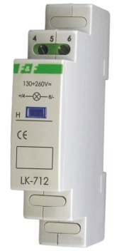 F&F Lampka modulowa LED zielona LK-712 G 130-260V LK-712 G 130 divided by 260V (5908312591191) apgaismes ķermenis