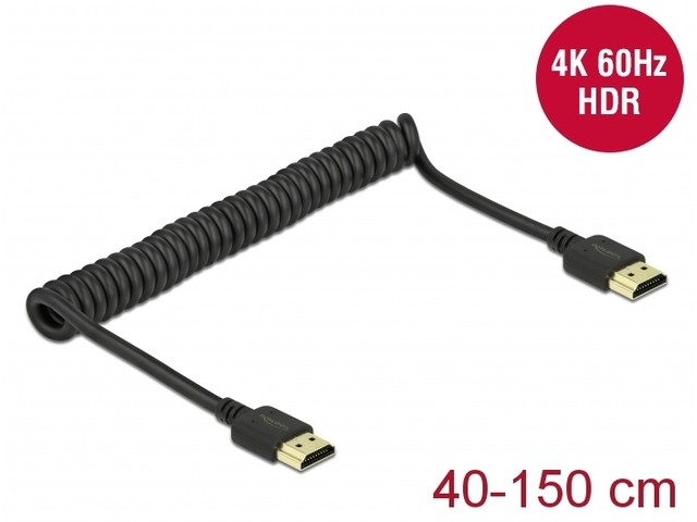 DeLOCK 84967 HDMI cable 1.5 m HDMI Type A (Standard) Black 4043619849673 kabelis video, audio