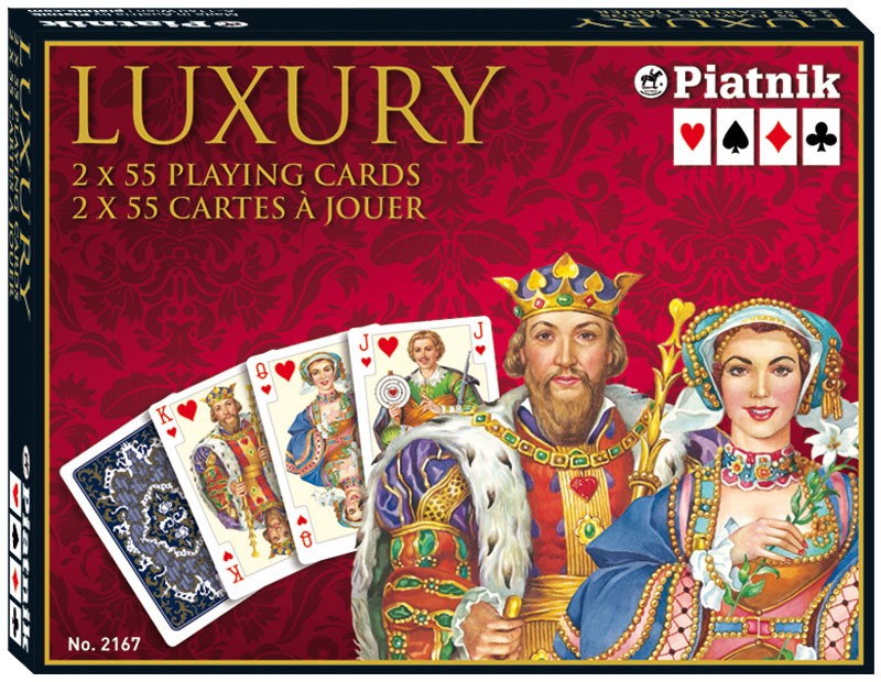 Piatnik Cards Luxury 2 decks galda spēle