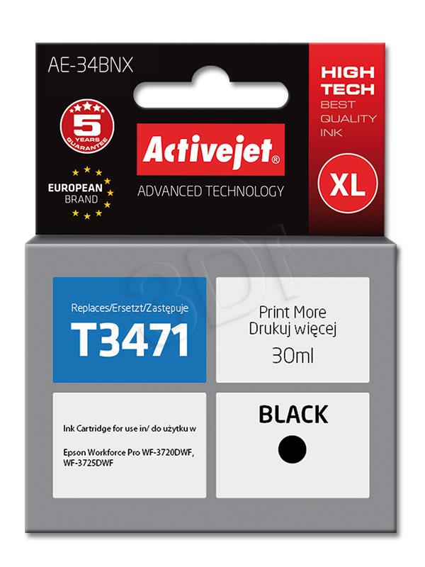 Activejet AE-34BNX ink for Epson T3471 kārtridžs