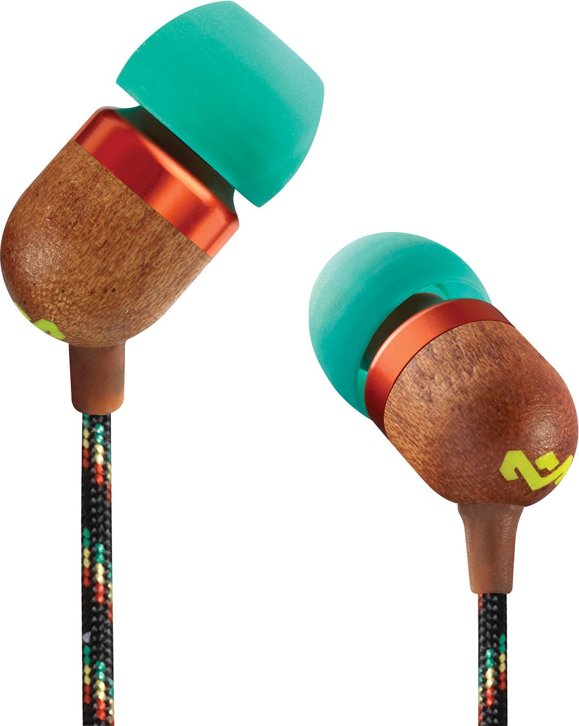 Marley Smile Jamaica Earbuds, In-Ear, Wired, Microphone, Rasta 846885005996 austiņas