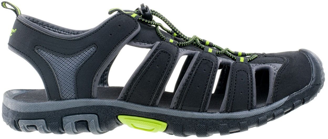 HI-TEC Eritio men's sandals, black and lime, size 46