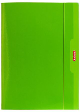 Herlitz Teczka A4 z gumka zielony Color Blocking (174043) 174043 (5901389564495)