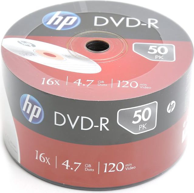 HP DVD-R 4.7 GB 16x 50 sztuk (HP1650S-) HP1650S- (4710212142196) matricas