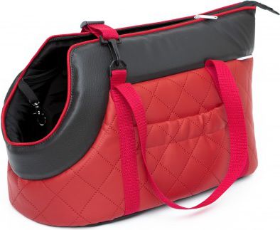 HOBBYDOG R1 BAG WITH RED ECO LEATHER
