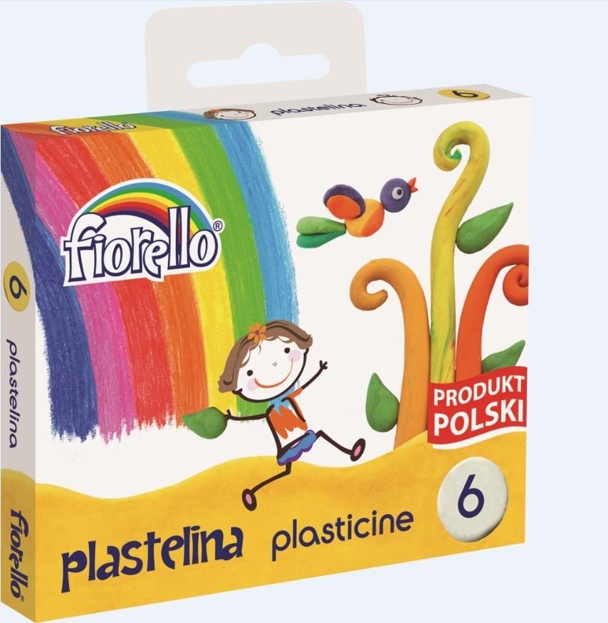 Fiorello Plastelina 6 kolorow 321374 (5903364263409) materiāli konstruktoriem
