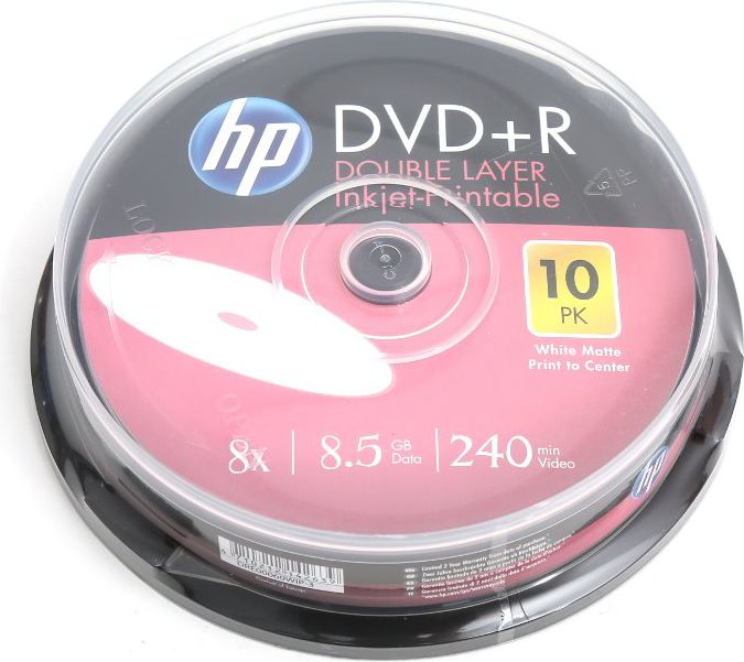 HP DVD+R DL 8.5 GB 8x 10 sztuk (HPDDP10+) HPDDP10+ (14710212142636) matricas