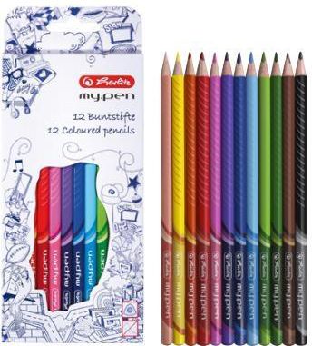 Herlitz Kredki trojkatne My.Pen 12 kolorow - 214839