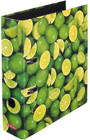 Herlitz Ordner maX.file         A4 8cm Lemon papīrs