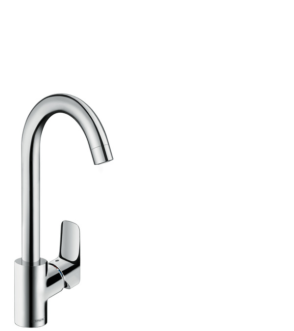 Bateria kuchenna Hansgrohe Logis stojaca chrom (71835000) 71835000 (4011097766430) jaucējkrāns