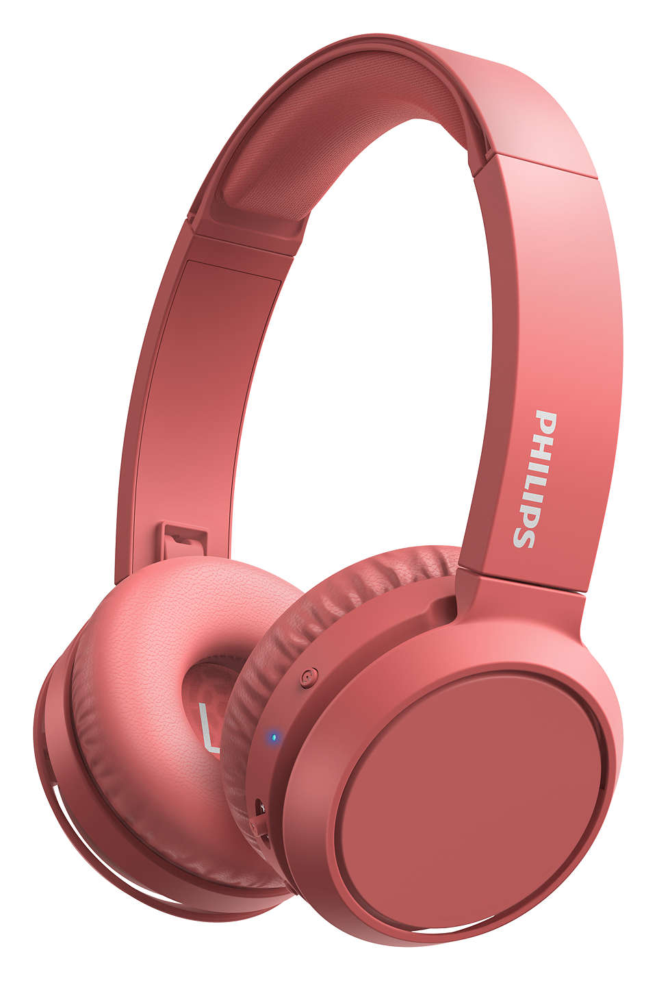 PHILIPS Wireless On-Ear Headphones TAH4205RD/00 Bluetooth®, Built-in microphone, 32mm drivers/closed-back, Red austiņas