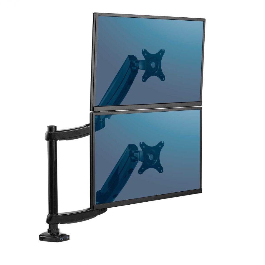 Arm for 2 vertical monitors Platinum series 8043401