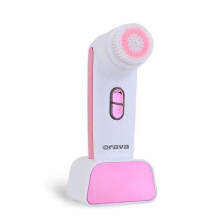 ORAVA Facial Cleanser FB-04 Power source type Batteries 3 V (2x 1,5 V AAA), Number of brush heads included 4 heads for different use,  White