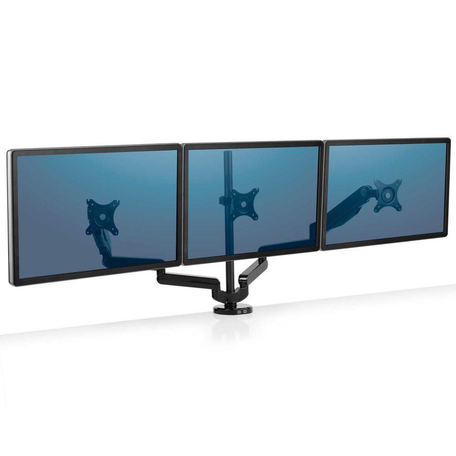 Monitor arm, 3 monitors series Platinium