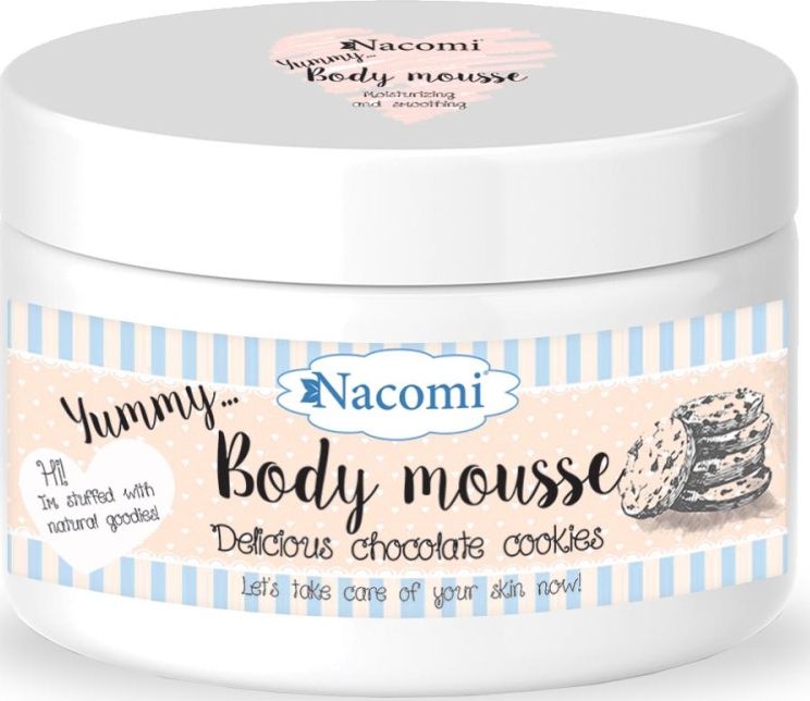 Nacomi Body Mousse mus do ciala Czekoladowe Ciasteczko 180ml 5902539703054 kosmētika ķermenim