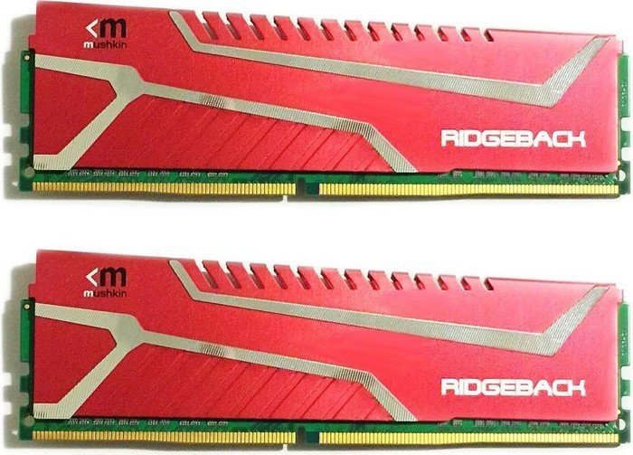 Mushkin DDR4 - 16 GB -3466 - CL - 18 - Dual kit - Redline (red, MRB4U346JLLM8GX2) operatīvā atmiņa