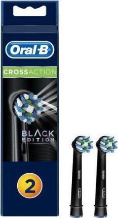 Koncowka Oral-B CrossAction EB50-2 Black Edition 2szt. CA EB50-2 BK (4210201215295) mutes higiēnai