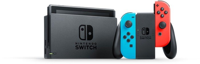 Nintendo Switch Neon-Red / Neon-Blue (new Version 2019) spēļu konsole