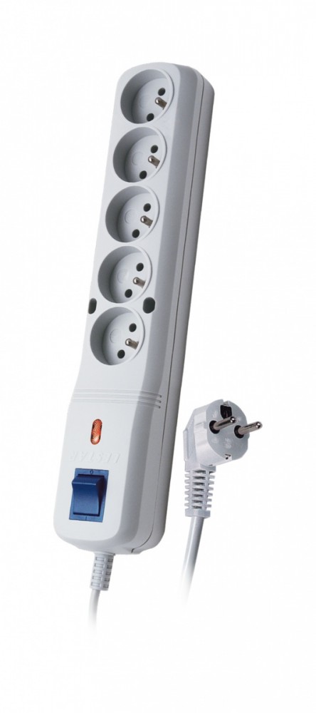 Surge protector LF-530WA 1,5M GREY elektrības pagarinātājs