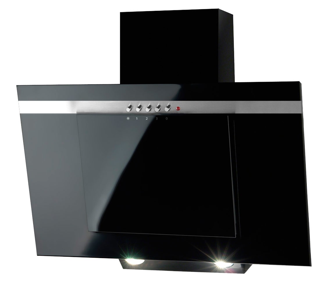 WK-4 Nero Line50 Eco Bl ack Akpo Hood Tvaika nosūcējs