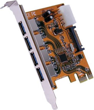 Kontroler Exsys USB 3.0 x4 / PCIe (EX-11094) karte