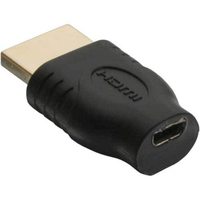 Adapter AV InLine HDMI na microHDMI Black (17690A)