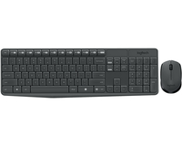 Logitech MK235 RF Wireless Portuguesisch black Tastatur (920-007917) klaviatūra