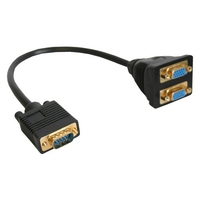 Kabel InLine Rozgaleznik VGA meski na 2x VGA zenski (17308) adapteris