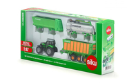 Siku Super tractor with trailer, semi-trailer and tanker galda spēle