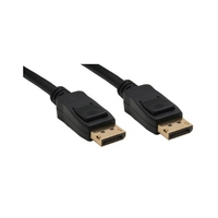 InLine DisplayPort Kabel 3m - black kabelis video, audio