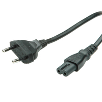 VALUE power cable, euro type 2-pin Barošanas kabelis