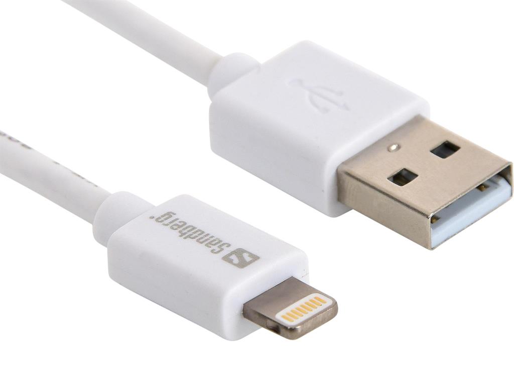 Sandberg USB>Lightning 2M AppleApproved USB kabelis