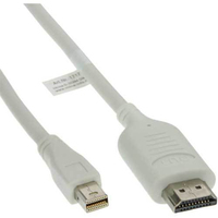 InLine Mini DisplayPort zu HDMI Konverter Kabel ink. Audio 2m - kabelis video, audio