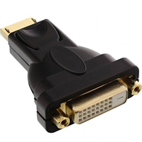 Adapter AV InLine DisplayPort na DVI-D (24+1) Black (17199J)