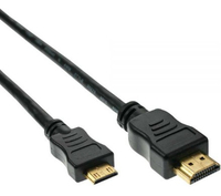 InLine 17454P 0.5m HDMI Mini-HDMI black HDMI (17454P) kabelis video, audio